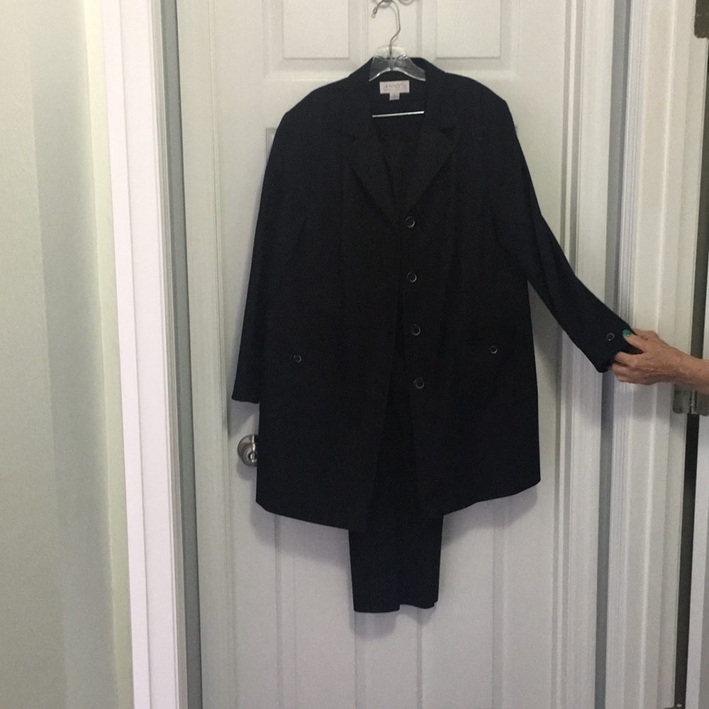 Black pantsuit